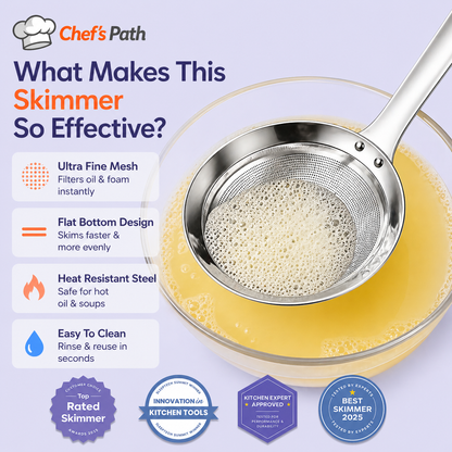 Chef's Path Oil Skimmer Spoon
