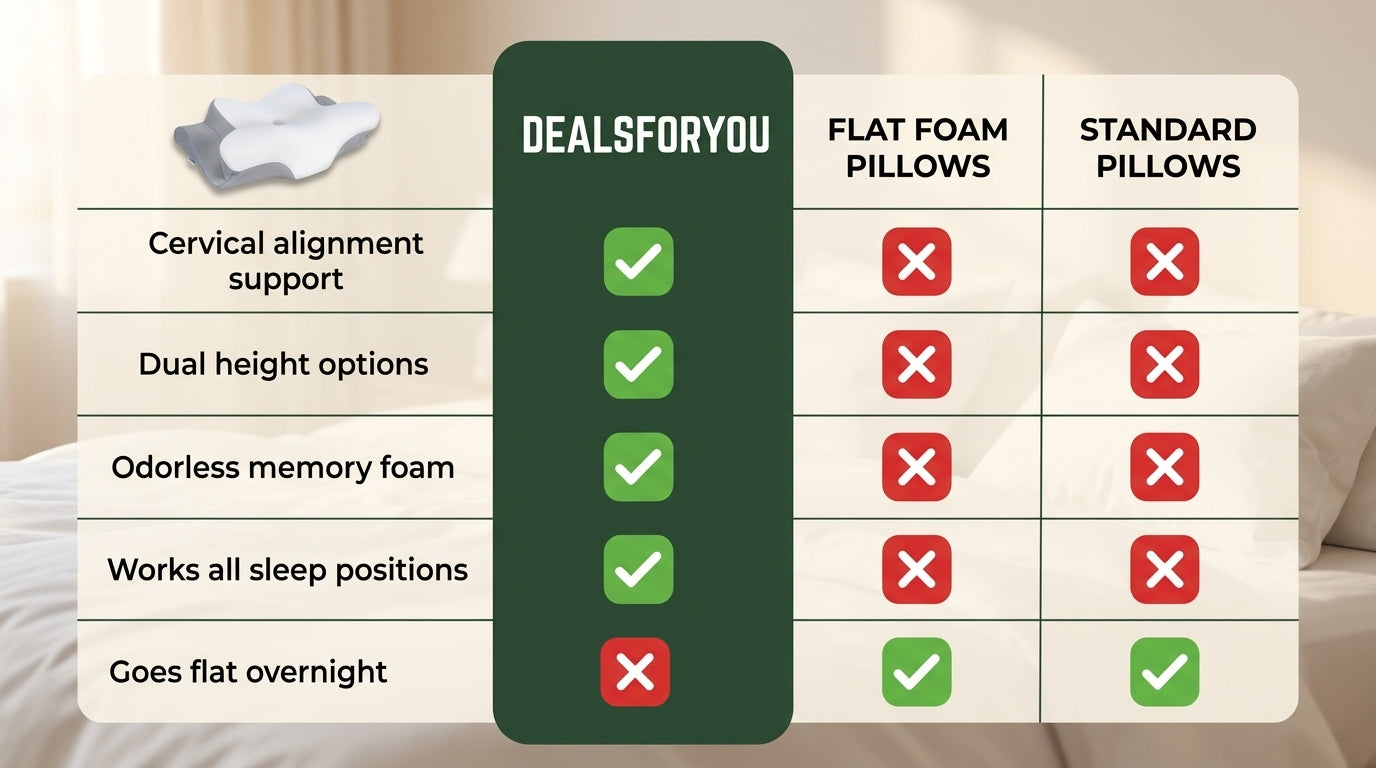 DreamAlign Cervical Memory Foam Pillow
