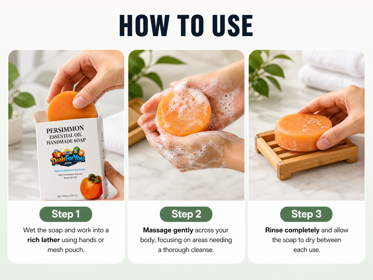 Persimmon Essential Oil Handmade Soap