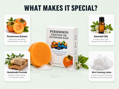 Persimmon Essential Oil Handmade Soap