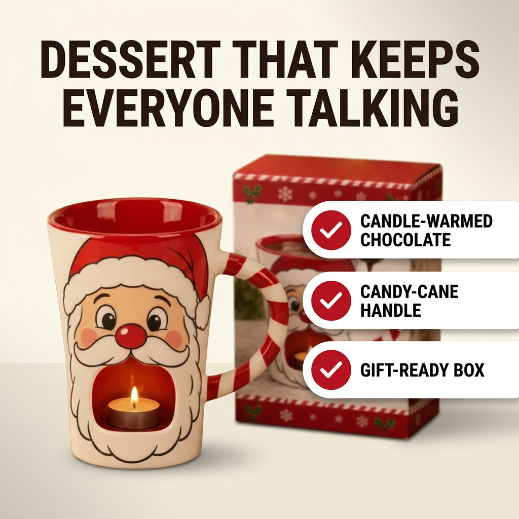 Santa Claus Chocolate Fondue Mug
